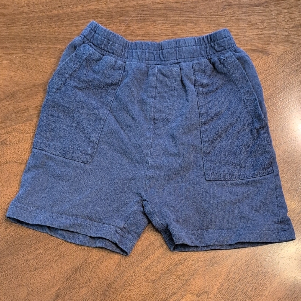 Kids Navy Blue Casual Shorts